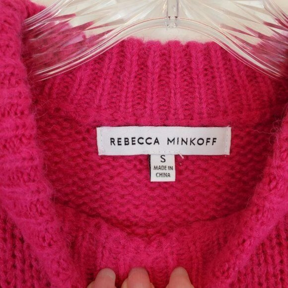 Rebecca Minkoff Olive sweater in fuchsia - Picture 3 of 9